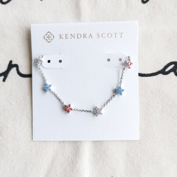 Kendra Scott Jewelry - Kendra Scott Chain Bracelet - Sierra Star - Crystal Silver